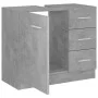 Bathroom cabinet in gray concrete plywood 63x30x54 cm by vidaXL, Bathroom furniture - Ref: Foro24-804188, Price: 69,88 €, Dis...