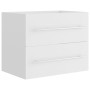 Mueble de lavabo madera de ingeniería blanco 60x38,5x48 cm de vidaXL, Muebles de baño - Ref: Foro24-804692, Precio: 67,00 €, ...