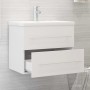 Mueble de lavabo madera de ingeniería blanco 60x38,5x48 cm de vidaXL, Muebles de baño - Ref: Foro24-804692, Precio: 67,00 €, ...