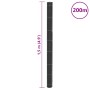 Membrana para malezas PP negra 1,5x200 m von , Anti-Unkraut-Netze - Ref: Foro24-4005156, Preis: 115,11 €, Rabatt: %