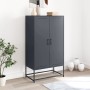 Aparador de acero gris antracita 68,5x38,5x123,5 cm by , Sideboards - Ref: Foro24-846496, Price: 141,64 €, Discount: %