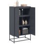 Aparador de acero gris antracita 68,5x38,5x123,5 cm by , Sideboards - Ref: Foro24-846496, Price: 141,64 €, Discount: %
