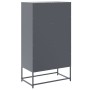 Aparador de acero gris antracita 68,5x38,5x123,5 cm by , Sideboards - Ref: Foro24-846496, Price: 141,64 €, Discount: %
