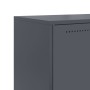Aparador de acero gris antracita 68,5x38,5x123,5 cm by , Sideboards - Ref: Foro24-846496, Price: 141,64 €, Discount: %