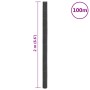 Membrana para malezas PP negra 2x100 m von , Anti-Unkraut-Netze - Ref: Foro24-4005231, Preis: 149,25 €, Rabatt: %