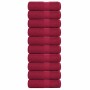 Toallas invitados 10 uds 100% algodón burdeos 30x50 cm 360 gsm de , Toallas - Ref: Foro24-136733, Precio: 28,16 €, Descuento: %