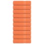 Toallas de invitados 10uds 100% algodón naranja 70x140cm 360gsm de , Toallas - Ref: Foro24-136907, Precio: 77,38 €, Descuento: %