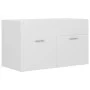 Waschbeckenschrank aus weißem Sperrholz, 80 x 38,5 x 46 cm von vidaXL, Badezimmermöbel - Ref: Foro24-804656, Preis: 42,64 €, ...