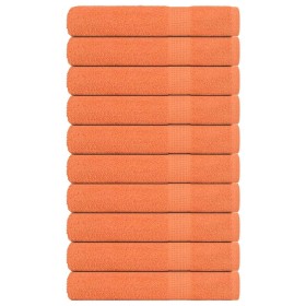 Toallas de sauna 10 uds 100% algodón naranja 80x200 cm 360 gsm de , Toallas - Ref: Foro24-136913, Precio: 105,29 €, Descuento: %