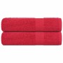 Toallas de mano 2 uds 100% algodón rojo 50x100 cm 360 gsm de , Toallas - Ref: Foro24-136926, Precio: 15,75 €, Descuento: %