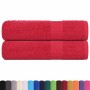 Toallas de mano 2 uds 100% algodón rojo 50x100 cm 360 gsm de , Toallas - Ref: Foro24-136926, Precio: 15,75 €, Descuento: %