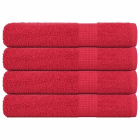 Toallas 4 uds rojo 100x200 cm 360 gsm 100% algodón von , Handtücher - Ref: Foro24-136939, Preis: 57,86 €, Rabatt: %