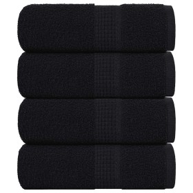Toallas de jabón 4 uds negro 30x30 cm 360 gsm 100% algodón de , Toallas - Ref: Foro24-136945, Precio: 16,11 €, Descuento: %
