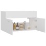Waschbeckenschrank aus weißem Sperrholz, 80 x 38,5 x 46 cm von vidaXL, Badezimmermöbel - Ref: Foro24-804656, Preis: 43,18 €, ...