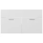 Waschbeckenschrank aus weißem Sperrholz, 80 x 38,5 x 46 cm von vidaXL, Badezimmermöbel - Ref: Foro24-804656, Preis: 42,64 €, ...