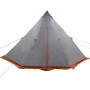 Tienda familiar tipi para 6 personas impermeable gris naranja von , Zelte - Ref: Foro24-4009447, Preis: 210,03 €, Rabatt: %