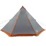 Tienda familiar tipi para 6 personas impermeable gris naranja von , Zelte - Ref: Foro24-4009447, Preis: 210,03 €, Rabatt: %