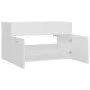 Waschbeckenschrank aus weißem Sperrholz, 80 x 38,5 x 46 cm von vidaXL, Badezimmermöbel - Ref: Foro24-804656, Preis: 42,64 €, ...