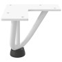 Patas de mesa tipo horquilla 4 uds acero macizo blanco 10 cm by , Table legs - Ref: Foro24-4012429, Price: 29,38 €, Discount: %