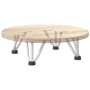 Patas de mesa tipo horquilla 4 uds acero macizo blanco 10 cm by , Table legs - Ref: Foro24-4012429, Price: 29,38 €, Discount: %