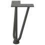 Patas de mesa tipo horquilla 4 uds acero macizo antracita 20 cm by , Table legs - Ref: Foro24-4012434, Price: 42,63 €, Discou...