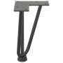 Patas de mesa tipo horquilla 4 uds acero macizo antracita 20 cm by , Table legs - Ref: Foro24-4012434, Price: 42,63 €, Discou...