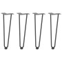 Patas de mesa tipo horquilla 4 uds acero macizo antracita 42 cm by , Table legs - Ref: Foro24-4012422, Price: 46,26 €, Discou...