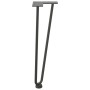 Patas de mesa tipo horquilla 4 uds acero macizo antracita 42 cm by , Table legs - Ref: Foro24-4012422, Price: 46,26 €, Discou...