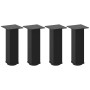 Patas para mesa de centro 4 uds acero negro 30-32 cm by , Table legs - Ref: Foro24-4012460, Price: 60,31 €, Discount: %