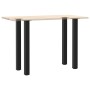 Patas para mesa de centro 4 uds acero negro 100-102 cm by , Table legs - Ref: Foro24-4012476, Price: 106,87 €, Discount: %