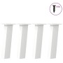 Patas para mesa de centro 4 uds acero blanco 30 cm von , Tischbeine - Ref: Foro24-4012497, Preis: 59,83 €, Rabatt: %