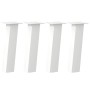 Patas para mesa de centro 4 uds acero blanco 30 cm von , Tischbeine - Ref: Foro24-4012497, Preis: 59,83 €, Rabatt: %