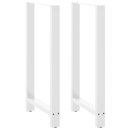 Patas de mesa de centro acero blanco 2 uds 60x(110-111) cm de , Patas para mesas - Ref: Foro24-4013357, Precio: 115,74 €, Des...