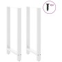 Patas de mesa de centro acero blanco 2 uds 60x(110-111) cm de , Patas para mesas - Ref: Foro24-4013357, Precio: 115,74 €, Des...