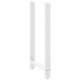 Patas de mesa de centro acero blanco 2 uds 60x(110-111) cm de , Patas para mesas - Ref: Foro24-4013357, Precio: 115,74 €, Des...