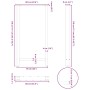 Patas de mesa de centro acero blanco 2 uds 60x(110-111) cm de , Patas para mesas - Ref: Foro24-4013357, Precio: 115,74 €, Des...