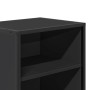 Mesita de noche madera ingeniería negro 40x31x50 cm metal by , Nightstands - Ref: Foro24-848699, Price: 37,15 €, Discount: %