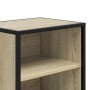 Mesita de noche madera ingeniería roble sonoma 40x31x50cm metal by , Nightstands - Ref: Foro24-848701, Price: 36,12 €, Discou...
