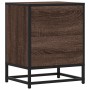 Mesitas noche 2 uds madera ingeniería marrón roble 40x31x50 cm by , Nightstands - Ref: Foro24-848708, Price: 64,57 €, Discoun...