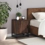 Mesita de noche madera ingeniería roble marrón 40x31x50cm metal von , Nachttische - Ref: Foro24-848717, Preis: 37,97 €, Rabat...
