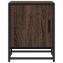 Mesita de noche madera ingeniería roble marrón 40x31x50cm metal von , Nachttische - Ref: Foro24-848717, Preis: 37,97 €, Rabat...