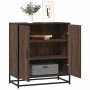 Aparador madera ingeniería y metal marrón roble 68x35x76 cm von , Sideboards - Ref: Foro24-848968, Preis: 78,26 €, Rabatt: %