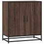 Aparador madera ingeniería y metal marrón roble 68x35x76 cm von , Sideboards - Ref: Foro24-848968, Preis: 78,26 €, Rabatt: %