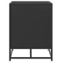 Banco zapatero madera de ingeniería y metal negro 100x40x53,5cm von , Bänke für Hallen und Lager - Ref: Foro24-849214, Preis:...