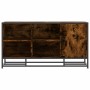 Banco zapatero madera de ingeniería roble ahumado 100x40x53,5cm by , Benches for halls and storage - Ref: Foro24-849216, Pric...