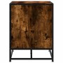 Banco zapatero madera de ingeniería roble ahumado 100x40x53,5cm by , Benches for halls and storage - Ref: Foro24-849216, Pric...
