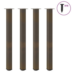 Patas para mesa de centro 4 uds acero acero natural 110-112 cm von , Tischbeine - Ref: Foro24-4012483, Preis: 113,91 €, Rabat...