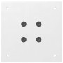 Patas para mesa de centro 4 uds acero blanco 110-112 cm by , Table legs - Ref: Foro24-4012481, Price: 116,46 €, Discount: %