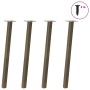 Patas para mesa de centro 4 uds acero acero natural 72 cm de , Patas para mesas - Ref: Foro24-4012495, Precio: 57,43 €, Descu...