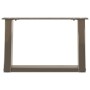 Patas de mesa centro forma U 2uds acero natural 50x(30-31) cm von , Tischbeine - Ref: Foro24-4012747, Preis: 60,75 €, Rabatt: %
